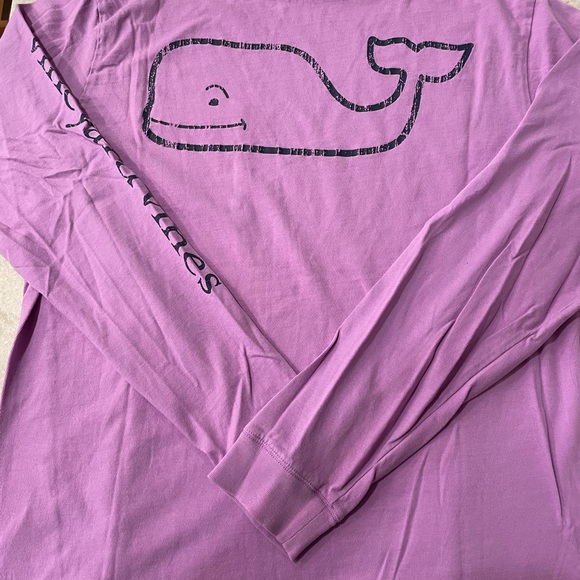 Vineyard Vines Purple Long Sleeve Shirt - Picture 4 of 5